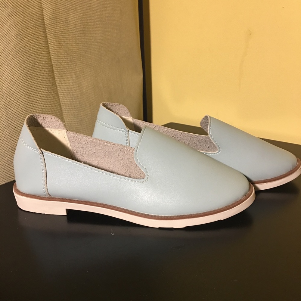 Shoes fashion women flats 🥿 color sky blue